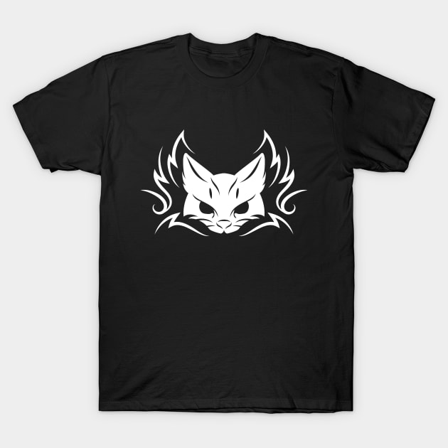 Cat Mask T-Shirt by LoShimizu